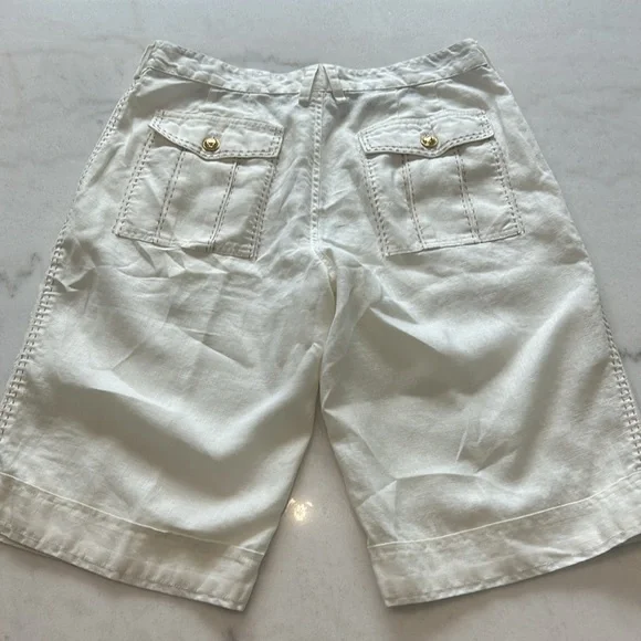 Class Roberto Cavalli Men’s Linen Shorts US Size 32 - Picture 9 of 9